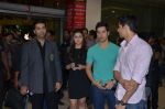 Alia Bhatt, Karan Johar, Varun Dhawan, Siddharth Malhotra at Student of the year promotions in Rcity Mall, Mumbai on 14th Oct 2012 (19).JPG